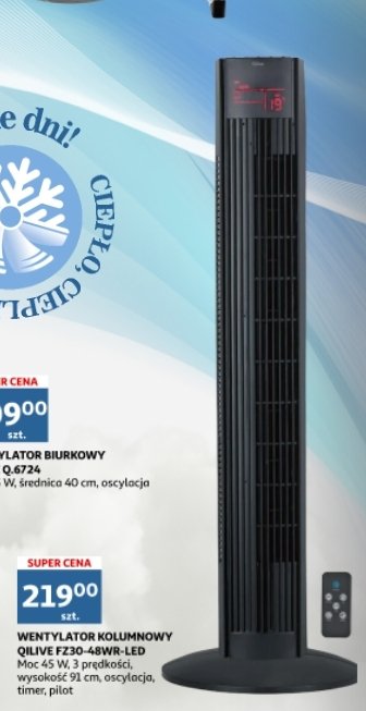 Wentylator kolumnowy fz30-48wr Qilive promocja