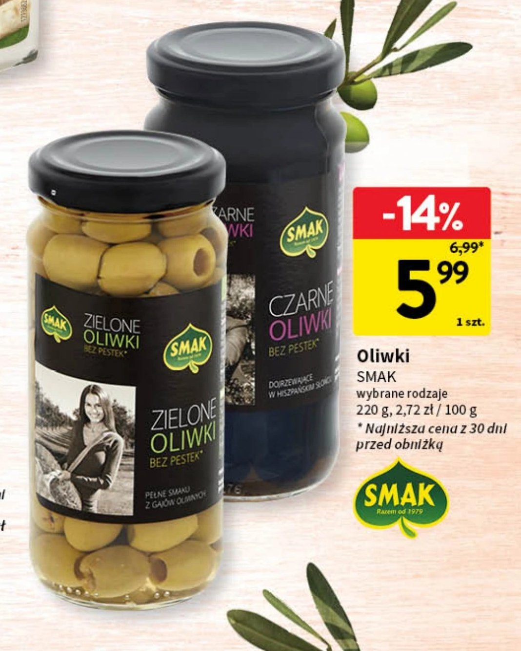 Oliwki czarne Smak promocja w Intermarche