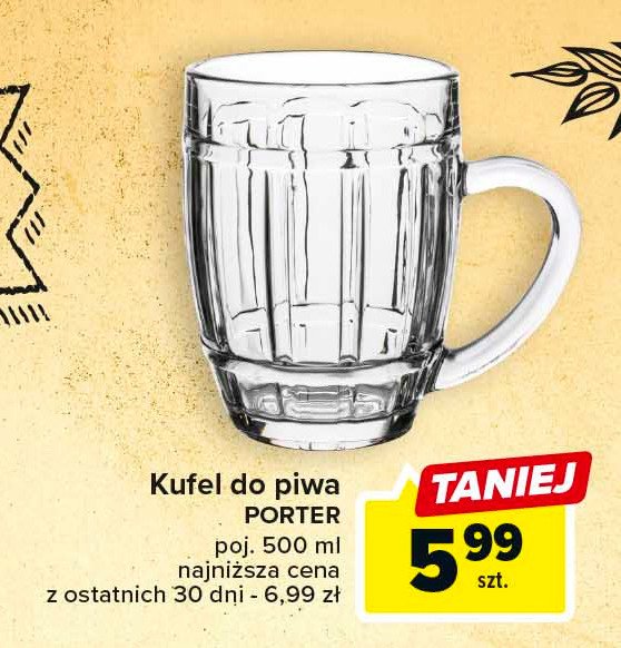 Kufel do piwa porter 500 ml promocja