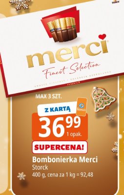 Bombonierka Merci Finest Selection promocja w Leclerc