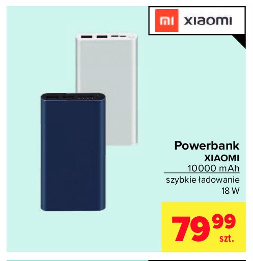 Powerbank mi ii 10000mah czarny Xiaomi promocja