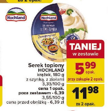 Ser kremowy z ziołami Hochland promocja