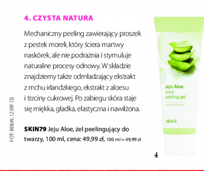Żel peelingujący Skin79 jeju aloe promocja