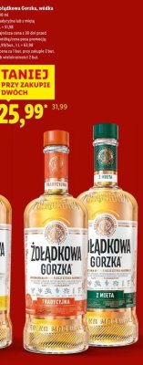 Wódka Żołądkowa Gorzka z miętą 500 ml promocja w Lidl