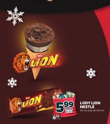 Lody Lion Nestlé promocja w Stokrotka