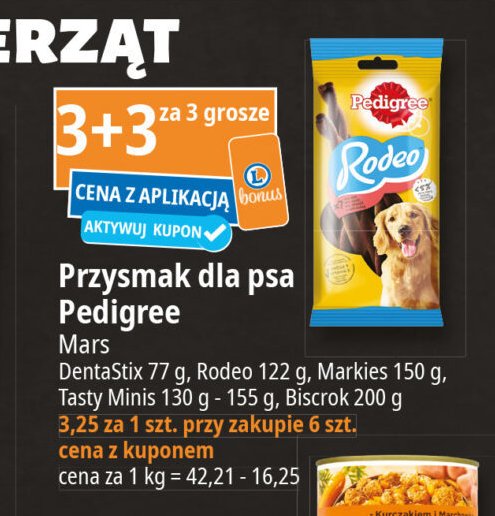 Przysmak dla psa Pedigree markies promocja