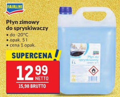 Płyn zimowy do spryskiwaczy Fairline promocja w Makro