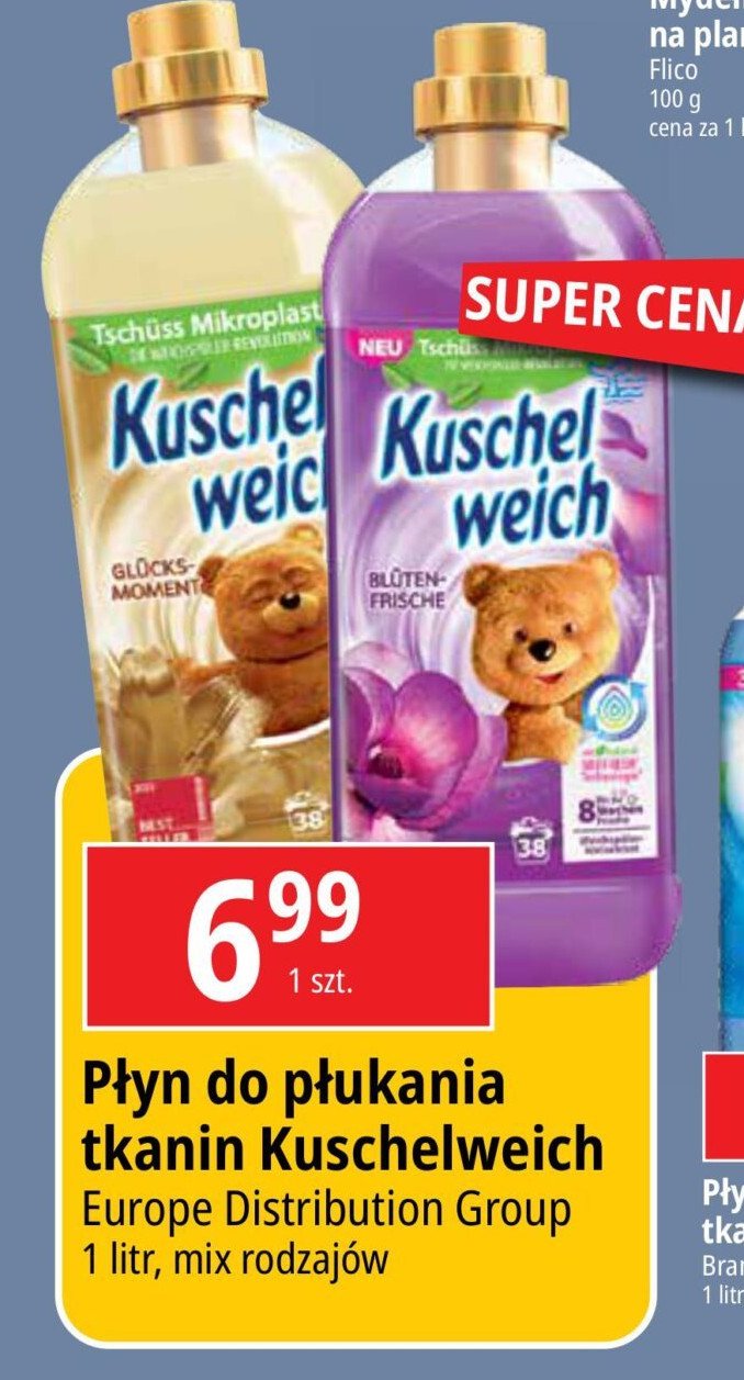 Płyn do płukania złoty Kuschelweich promocja