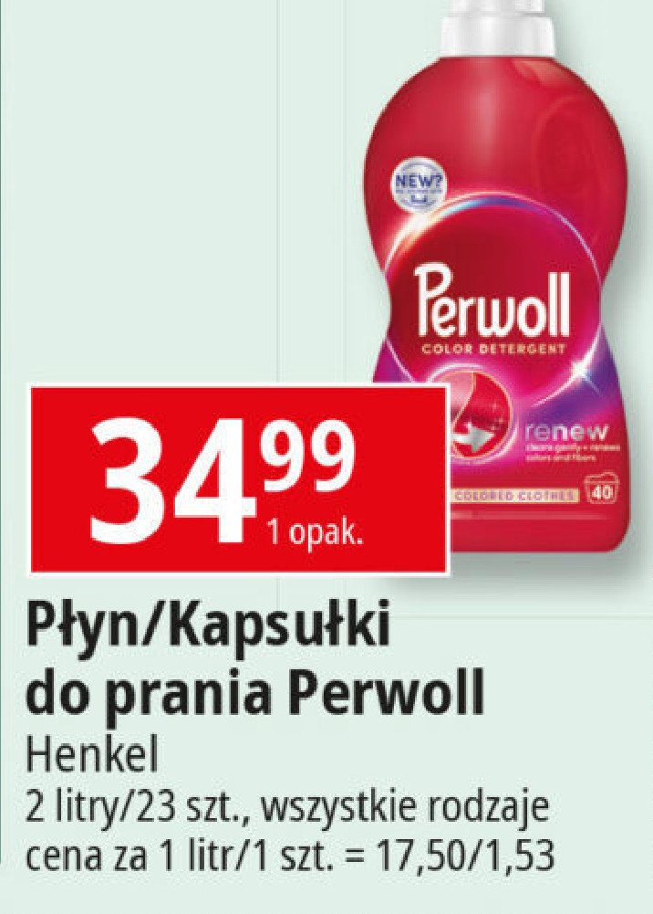 Płyn do prania PERWOLL COLOR MAGIC promocja