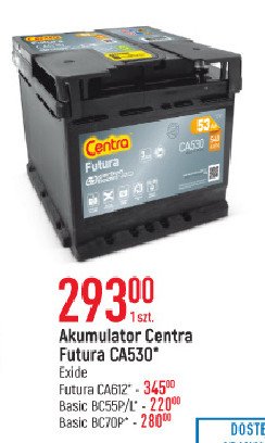 Akumulator ca612 Centra futura promocja