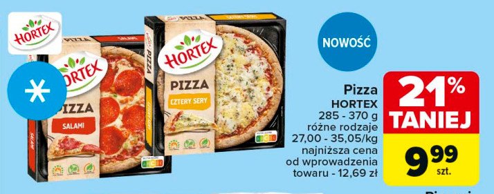 Pizza cztery sery Hortex promocja