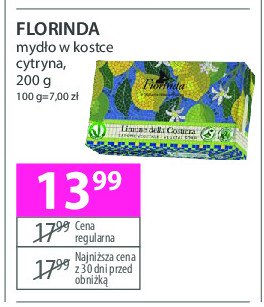 Mydło cytrynowe Florinda promocja