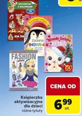 Książeczka aktywizacyjna dla dzieci różne tytuły promocja w Carrefour Market