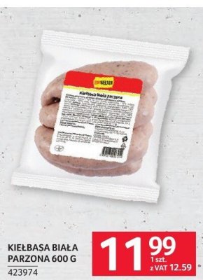 Kiełbasa biała parzona Topseller 600g promocja w Selgros