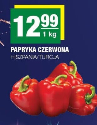 Papryka czerwona Hiszpania/Turcja promocja w SPAR