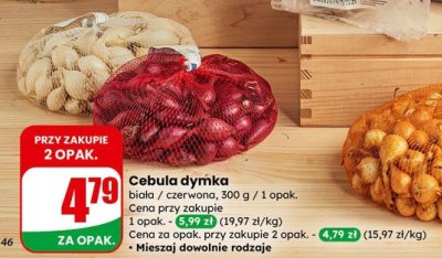 Cebula dymka biała promocja w Dino