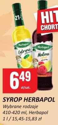 Syrop Herbapol promocja w Chorten