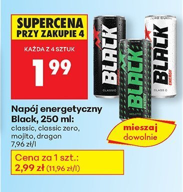 Napój energetyczny Blaak, 250 ml promocja w Biedronka