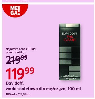 Woda toaletowa Davidoff the game promocja