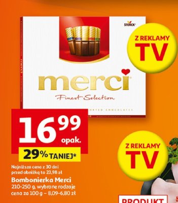 Bombonierka Merci Finest Selection promocja w Auchan