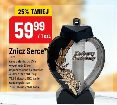 Znicz Serce promocja w POLOmarket