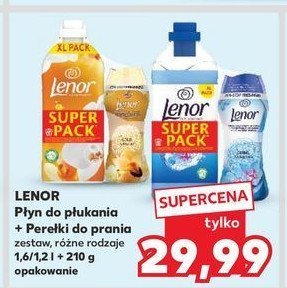 Zestaw gold orchid: płyn 1.2 l + perełki zapachowe 210 g Lenor promocja