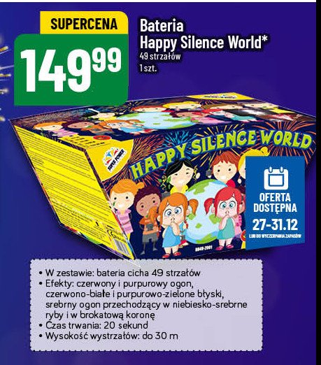 Bateria happy silence world SUPER POWER promocja w POLOmarket