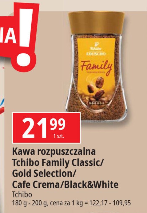Kawa TCHIBO BARISTA CAFFE CREMA promocja