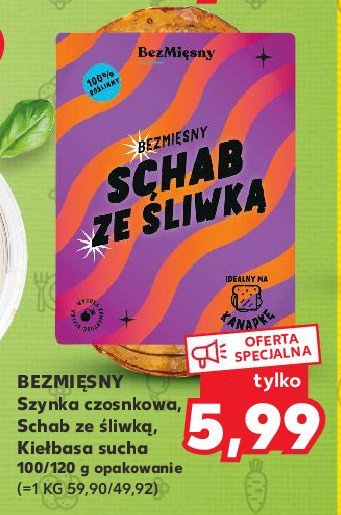 Bezmięsna szynka czosnkowa Bezmięsny promocja