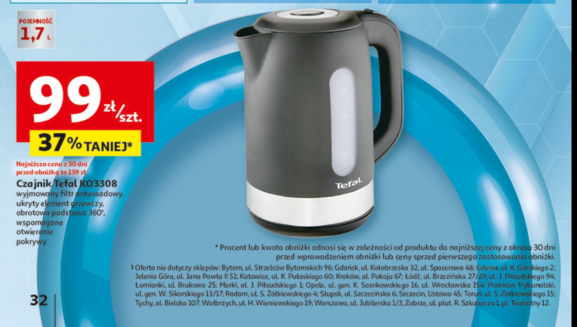 Czajnik ko3308 Tefal promocja