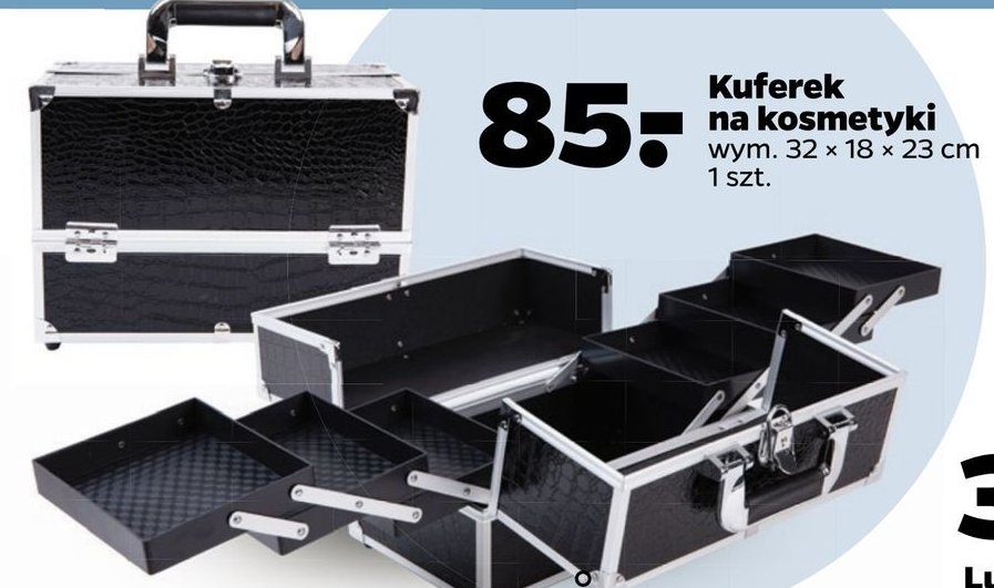 Kuferek na kosmetyki 32 x 18 x 23 cm promocja