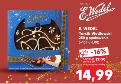 Torcik Wedlowski 250 g promocja w Kaufland