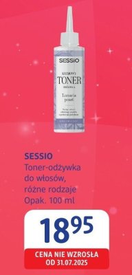 Toner odżywka SESSIO do włosów, różne rodzaje promocja w Drogerie DM