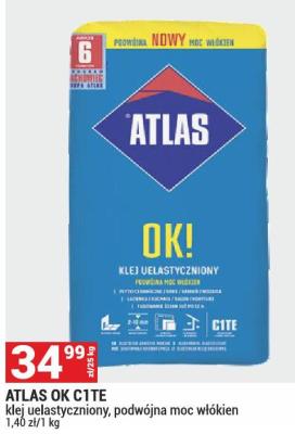 Klej ATLAS OK C1TE klej uelastyczniony, podwójna moc włókien promocja w Merkury Market