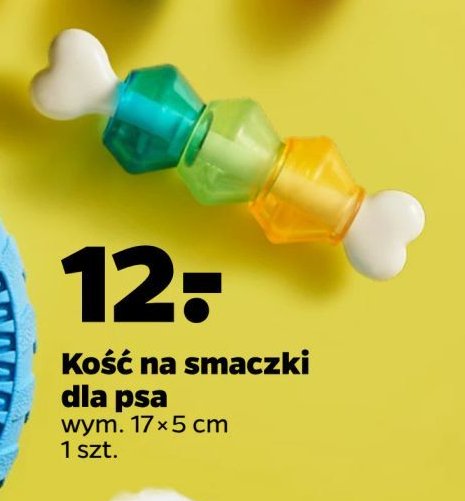 Kość na smaczki dla psa 17 x 5 cm promocja