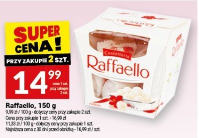 Raffaello, 150 g promocja w Twój Market