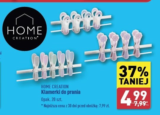 Klamerki do bielizny Home creation promocja