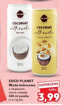 Woda kokosowa z miąższem różne rodzaje promocja w Kaufland