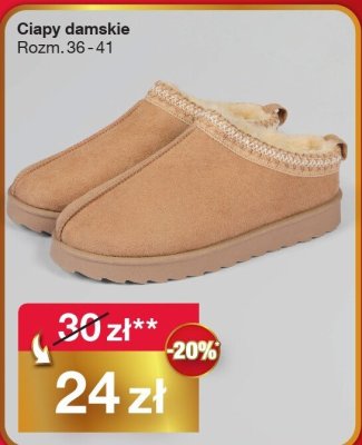 Ciapy damskie promocja w Woolworth