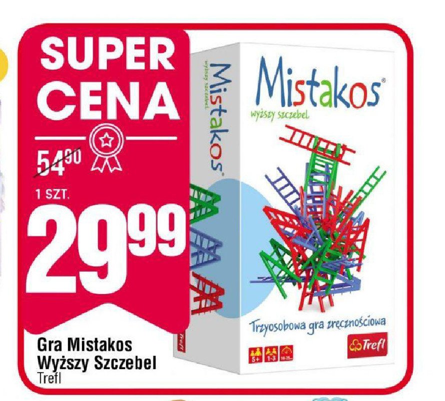 Gra mistakos wyższy szczebel Trefl promocja