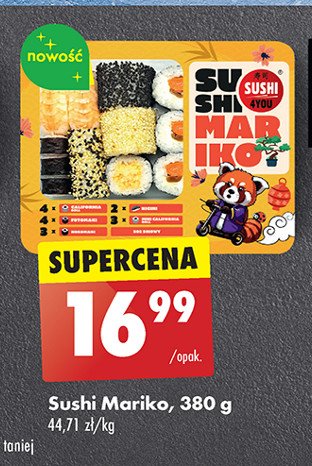 Sushi mariko Sushi 4you promocja w Biedronka