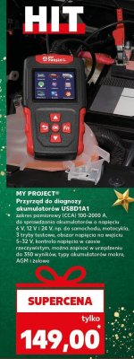 Przyrząd do diagnozy akumulatorów USBD1A1 promocja w Kaufland
