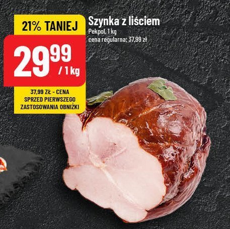 Szynka z liściem Pekpol promocja