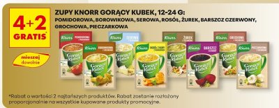 Zupy Knorr Gorący Kubek: borowikowa promocja w Biedronka