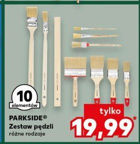 Komplet pędzli Parkside promocja w Kaufland