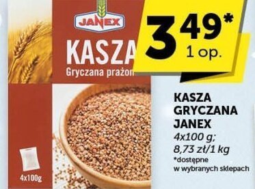 Kasza gryczana Janex promocja w Groszek