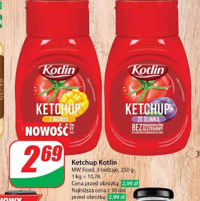 Ketchup z mango Kotlin promocja