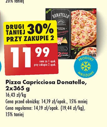 Pizza capriciosa Donatello pizza promocja