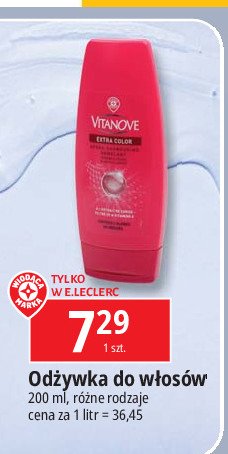 Odżywka do włosów extra color WIODĄCA MARKA VITANOVE Wiodąca marka promocja