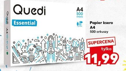 Papier ksero a4 Quedi essential promocja